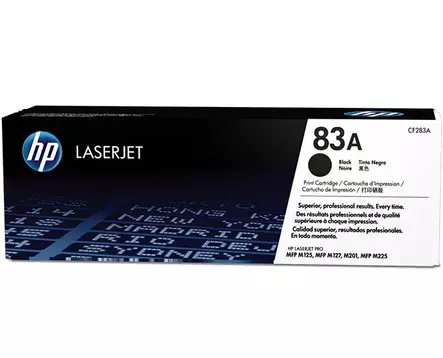HP CF283A 83A MUSTA LASERVÄRIKASETTI - HP-laservärit - 886112397692 - 1