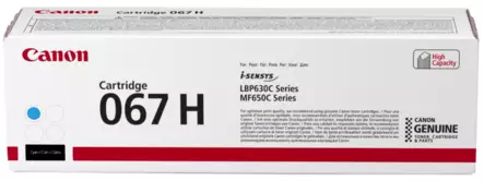 CANON 067H CYAN LASERVÄRIKASETTI - Canon-laservärit - 4549292187656 - 1