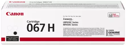 CANON 067H MUSTA LASERVÄRIKASETTI - Canon-laservärit - 4549292187397 - 1